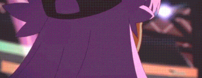 .GIF of Leon's slight head turn towards camera (Twilight Wings, Pokemon SWSH)